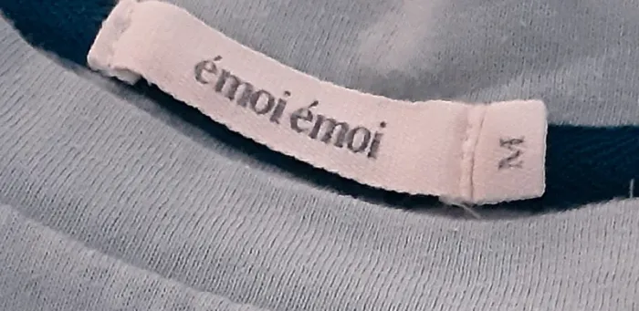 t-shirt émoi émoi bleu clair taille M - photo numéro 2