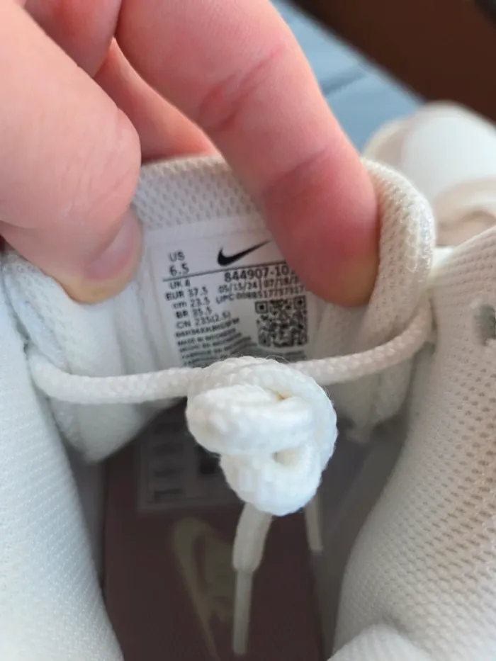 Nike court borough mid creme beige taille 37,5 neuves - photo numéro 6