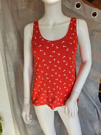 Débardeur imprimé cerises