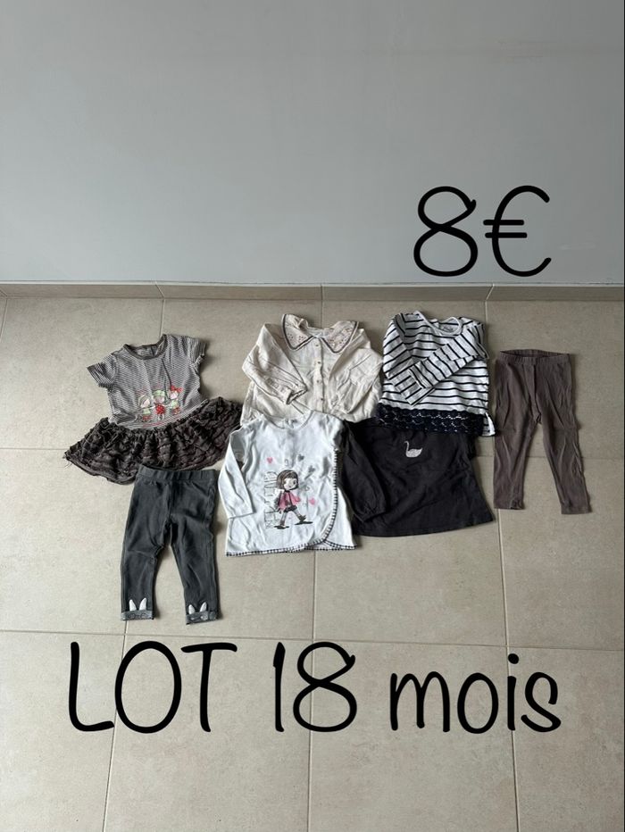 Lot 18 mois bébé fille