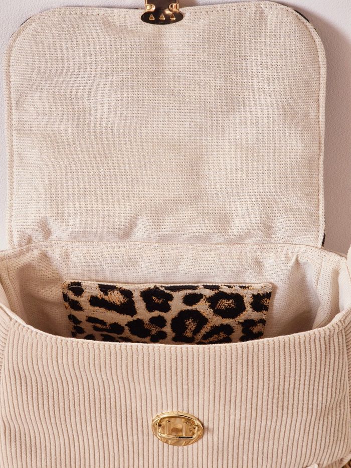 Sac bandouliere velours et leopard - photo numéro 6