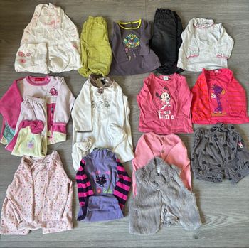 Lot vêtements 9 mois fille hiver