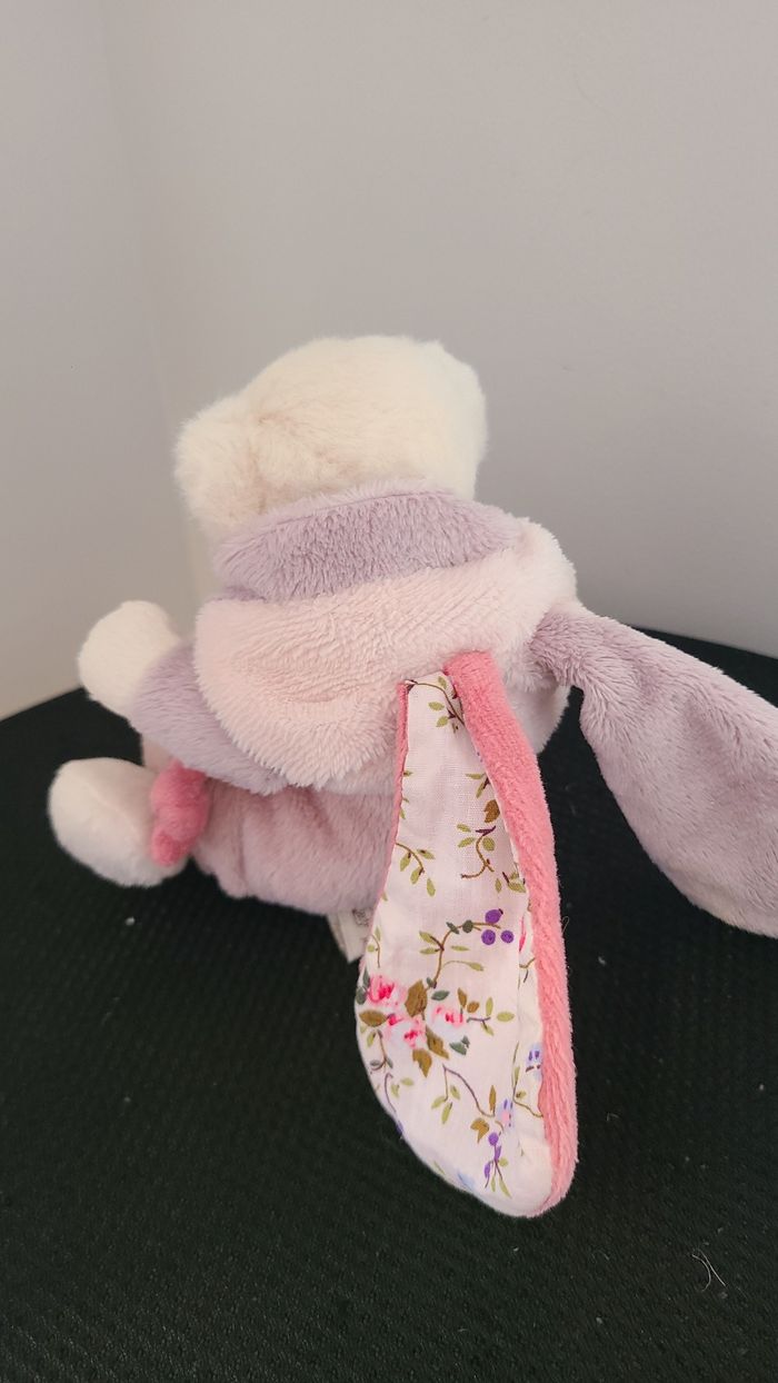 Peluche ours déguisé Ziggy Happy Bibi en lapin rose - photo numéro 3