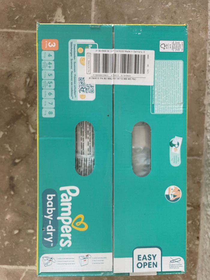 Cartons de couches Pampers Baby Dry T3 - photo numéro 3