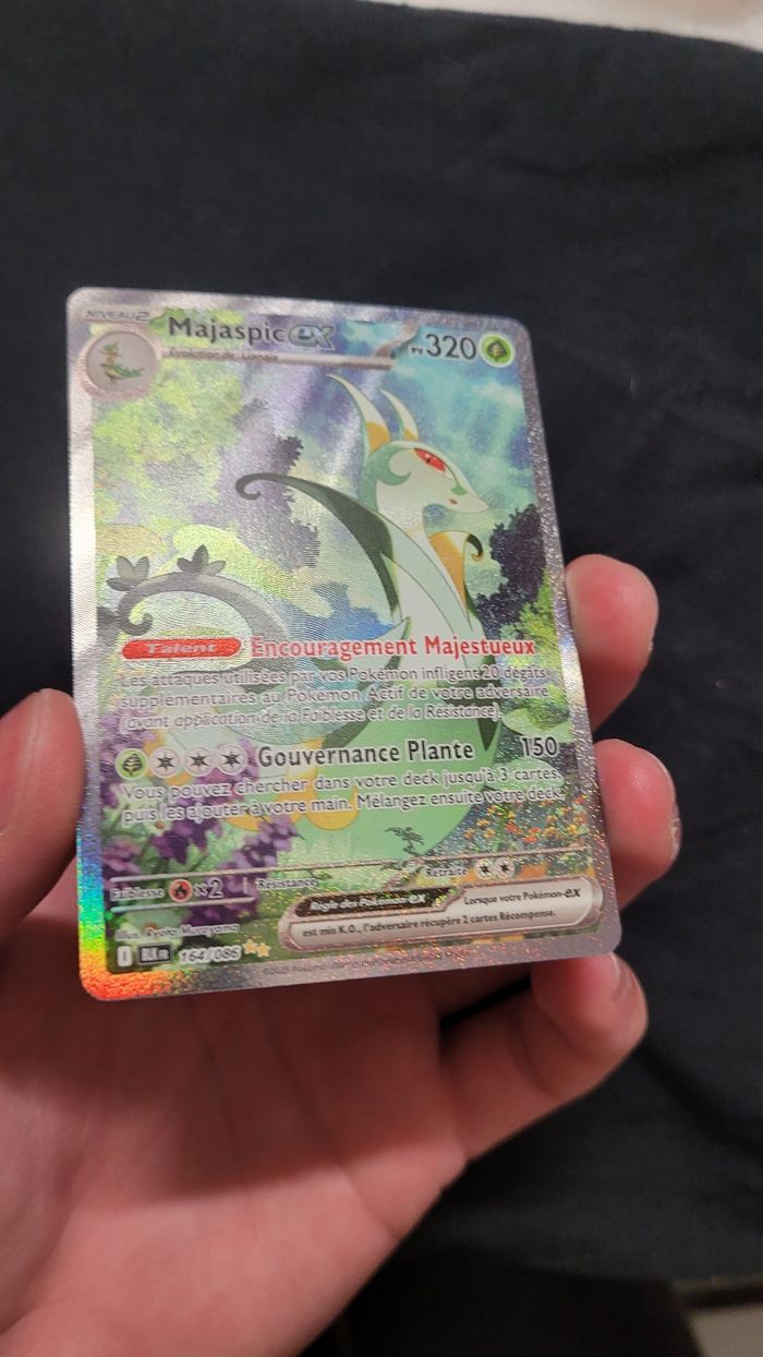 Carte Pokémon Majaspic EX Alternative 164/086 Foudre Noire EV10.5 BLK FR - photo numéro 9