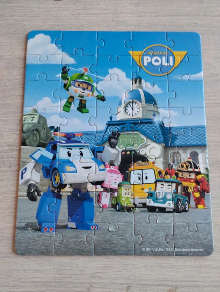 Puzzles Robocar Poli - photo numéro 2
