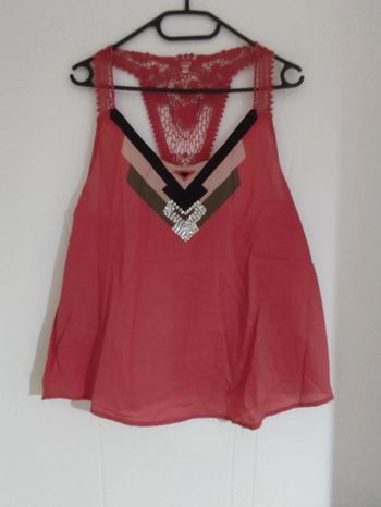 Beau débardeur blouse cache cache