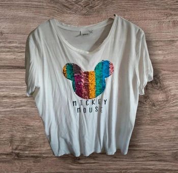 T-shirt femme Sequins Disney T. XL