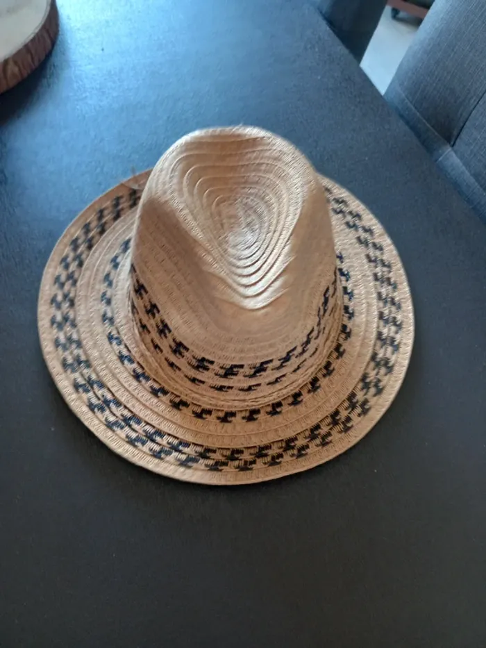 Chapeau imitation paille synthétique