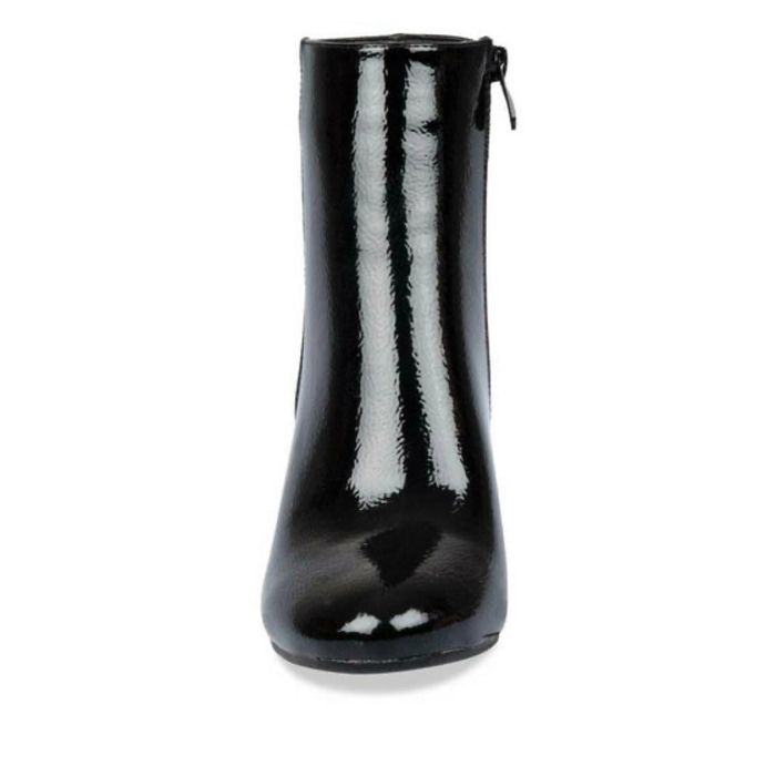 Bottines Sinéquanone Noir Vernis fermeture éclair Femme Taille 39 - photo numéro 5