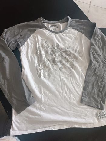Tee shirt à manches longues star wars 11/12 ans