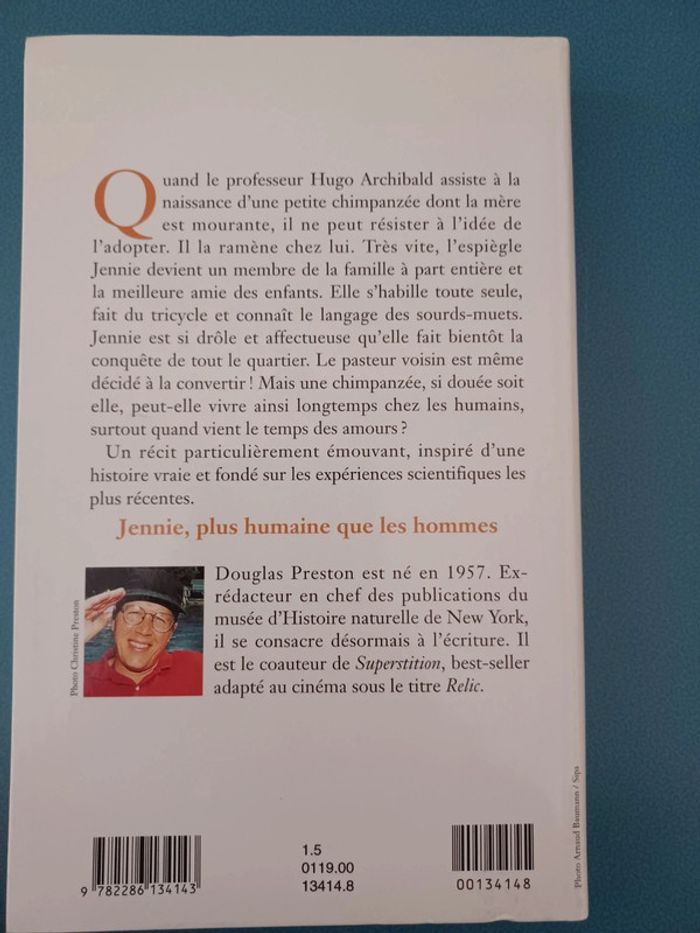 Livre Jennie de Douglas preston - photo numéro 2