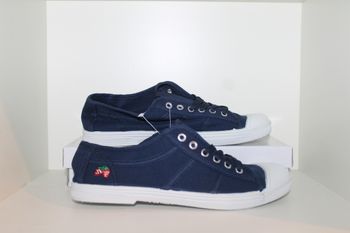 baskets tennis en toile bleue foncée 38