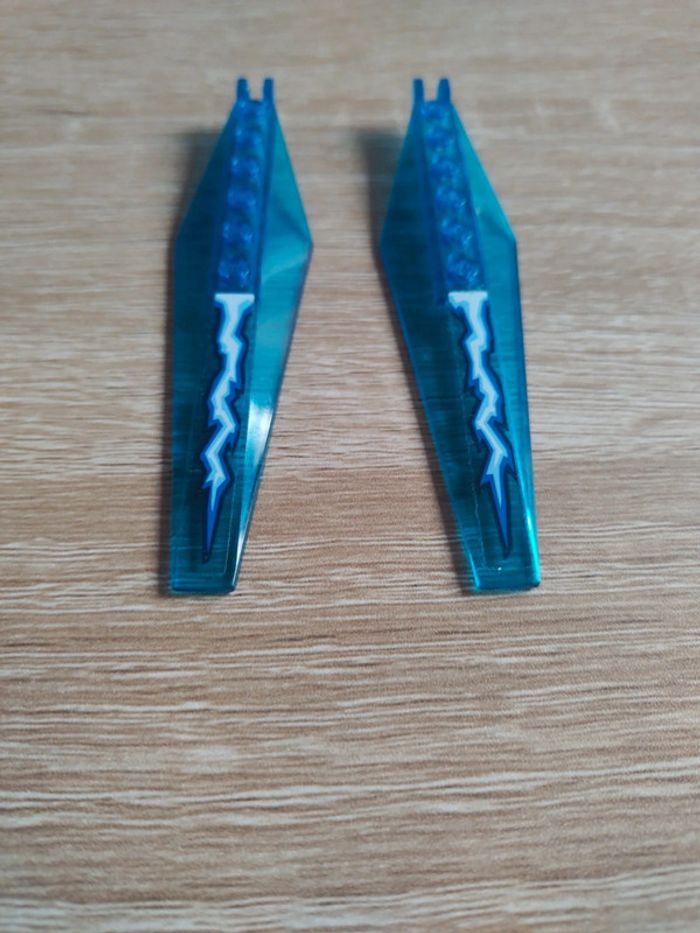 Lego ninjago lot 2 Ailes bleu trans 57906pb014 - photo numéro 3