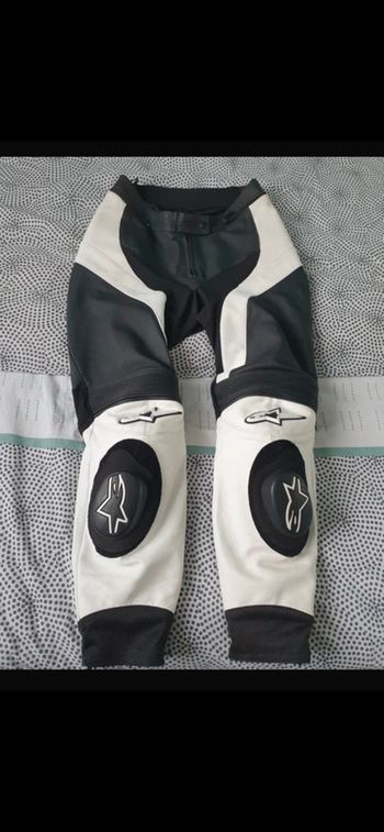 Pantalon de moto en cuir alpinestars