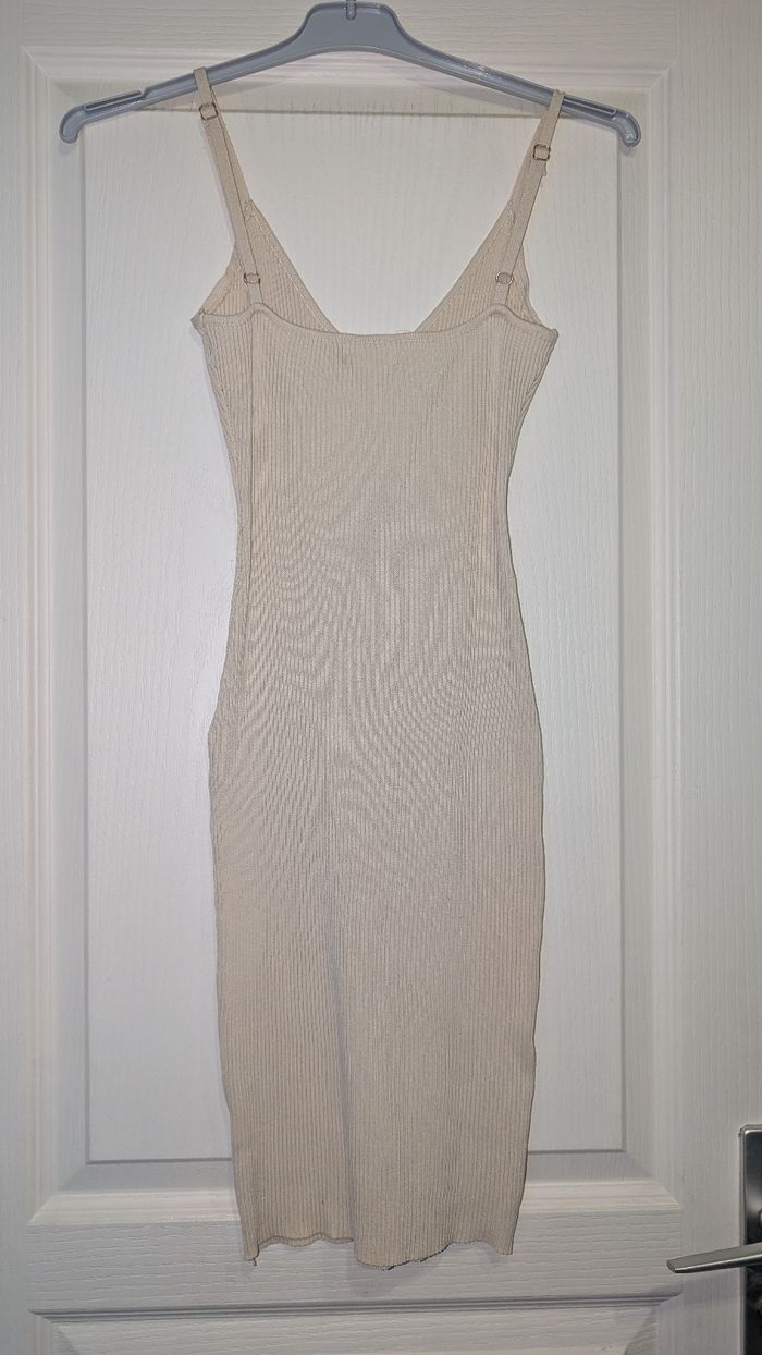 Robe moulante beige taille S - photo numéro 3