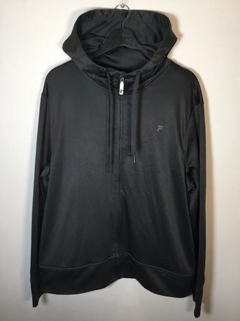 Veste zippée à capuche pour homme Fila gris foncé taille L 126