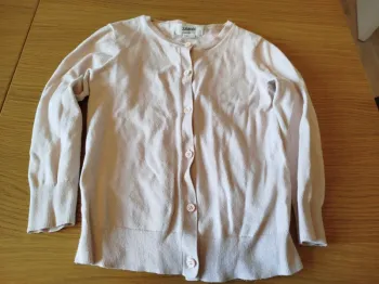 Gilet rose pâle