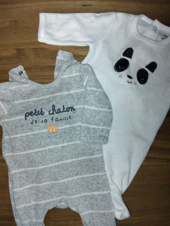 Lot de deux pyjamas