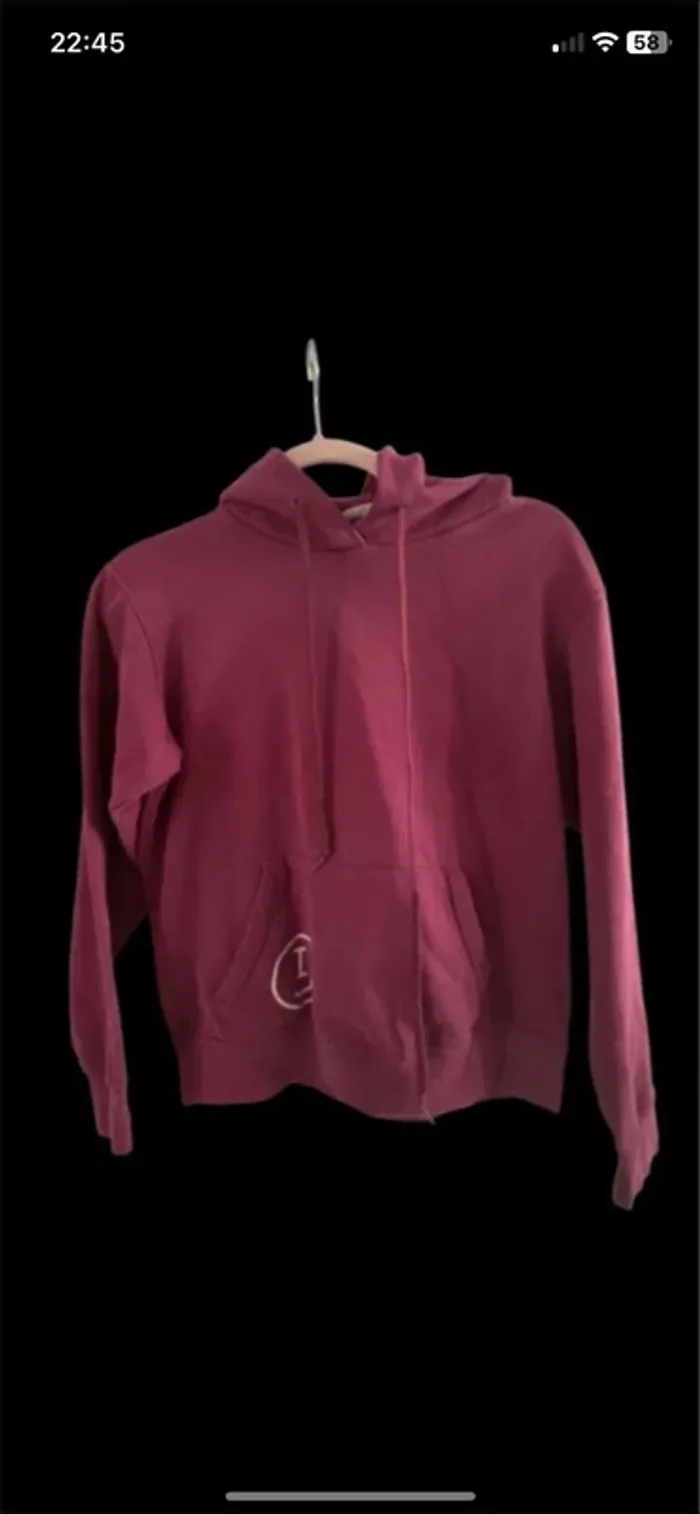 🌸 Pull bordeaux à capuche 🌸 - photo numéro 2