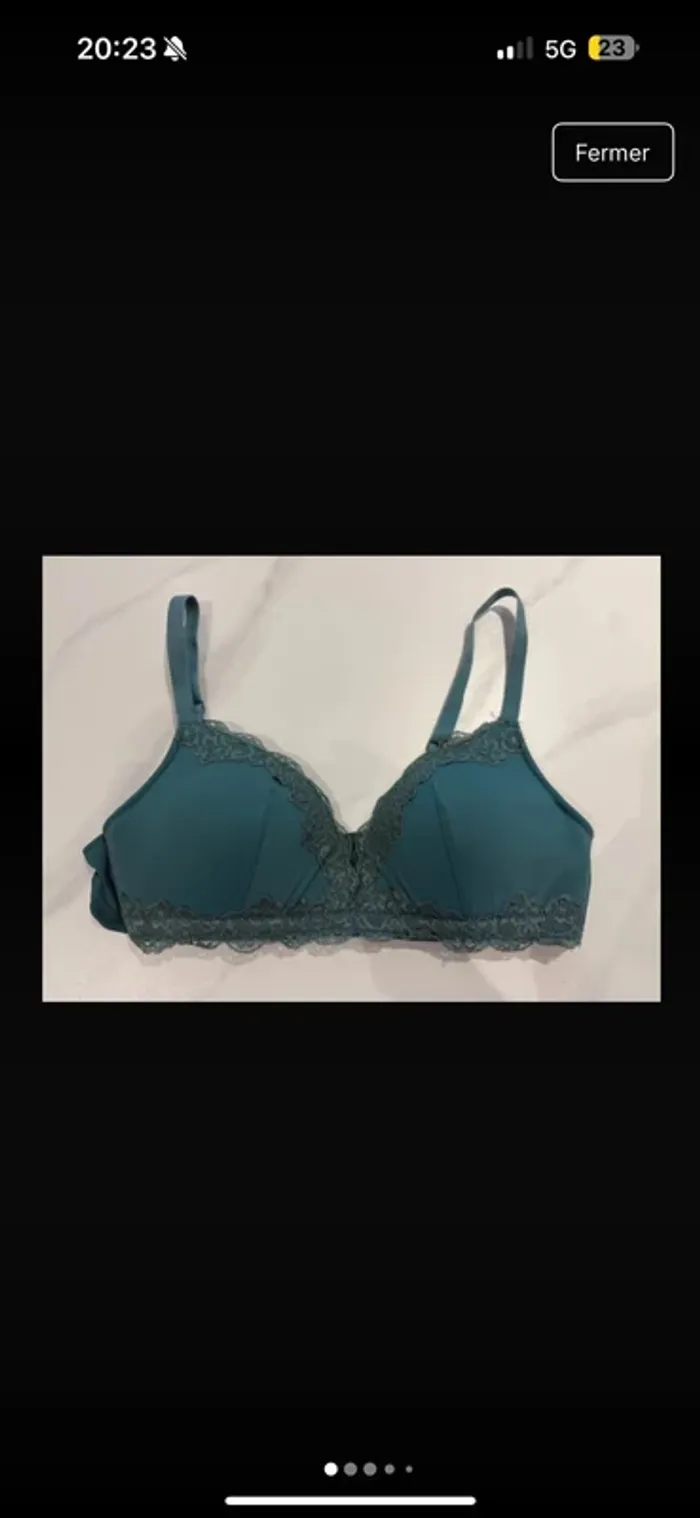 Soutien-gorge turquoise/vert Kiabi EUR 85C
