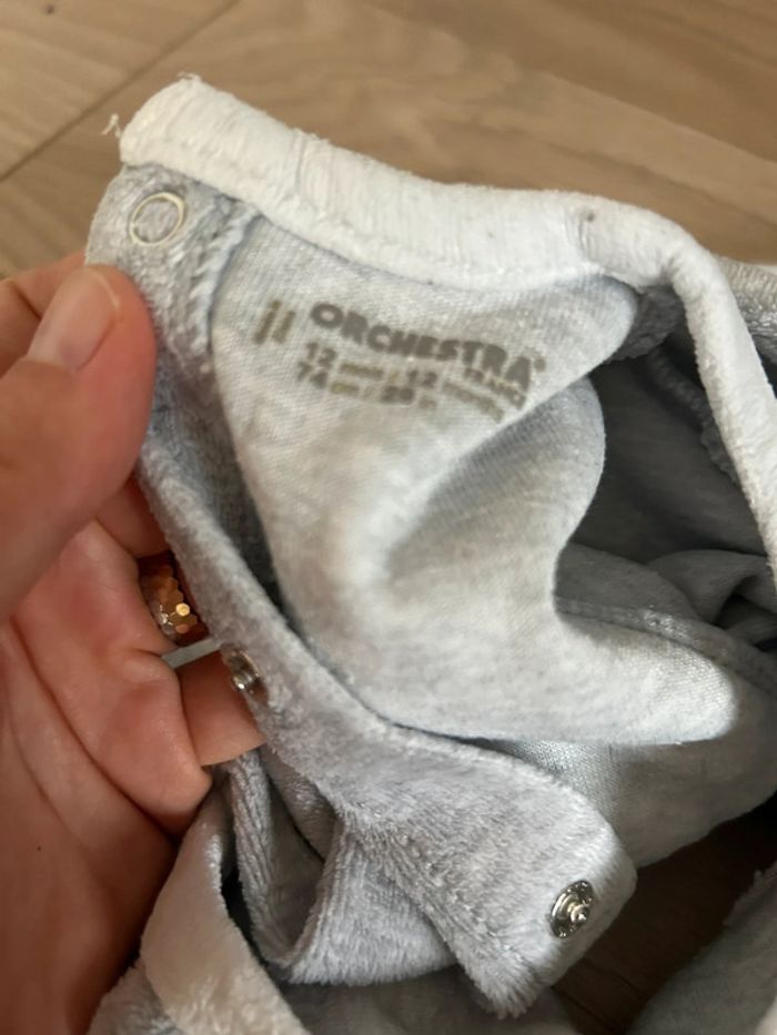 Lot de 2 pyjamas neuf orchestra 12 mois - photo numéro 5