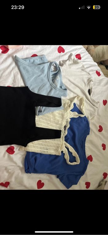 Lot de 5 tops 🌸
