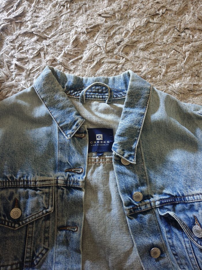 Veste en jean bleue - photo numéro 4