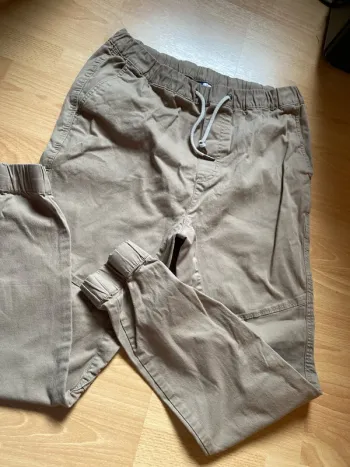 Pantalon en toile beige