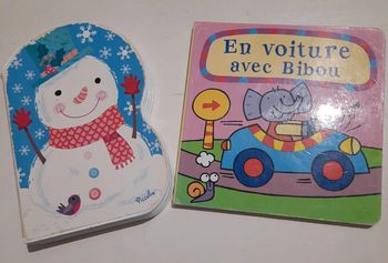 Lot 2 livres en carton pour bébé