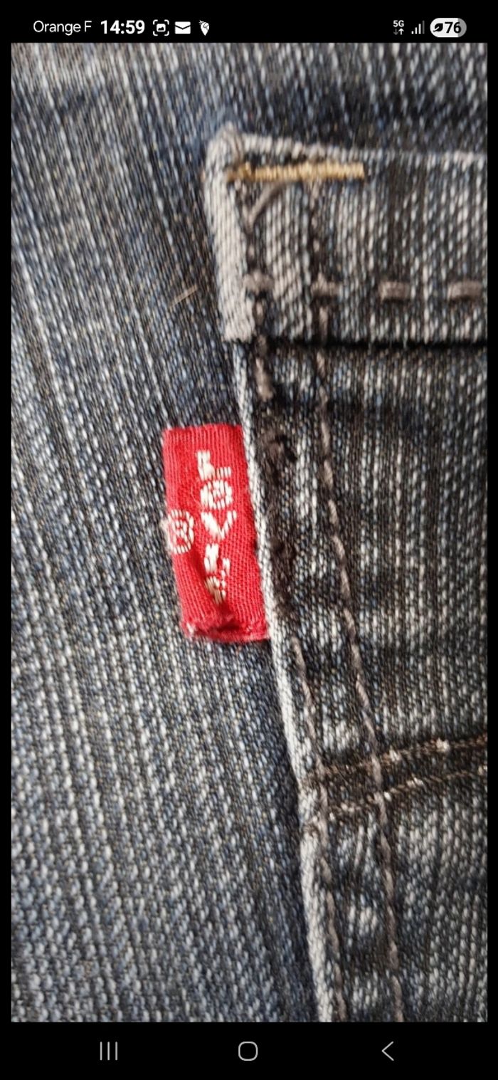 Jean droit brut Levi's - photo numéro 6