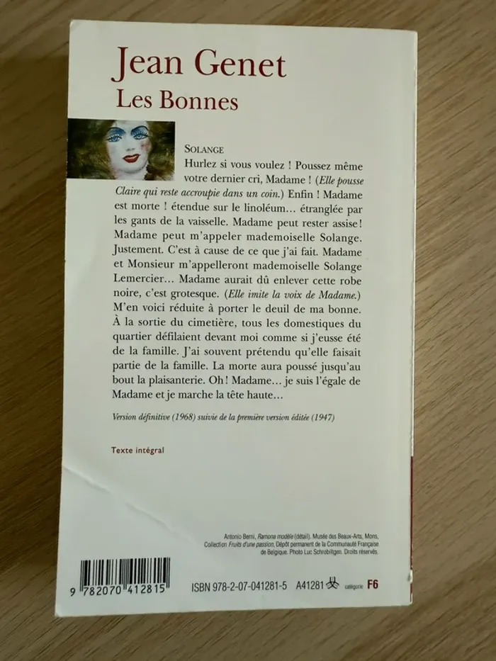 Jean Genet les Bonnes - photo numéro 2