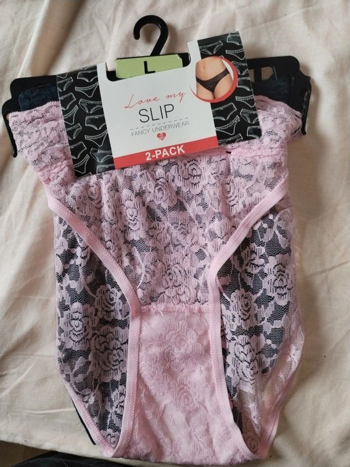 Lot slip femme taille L