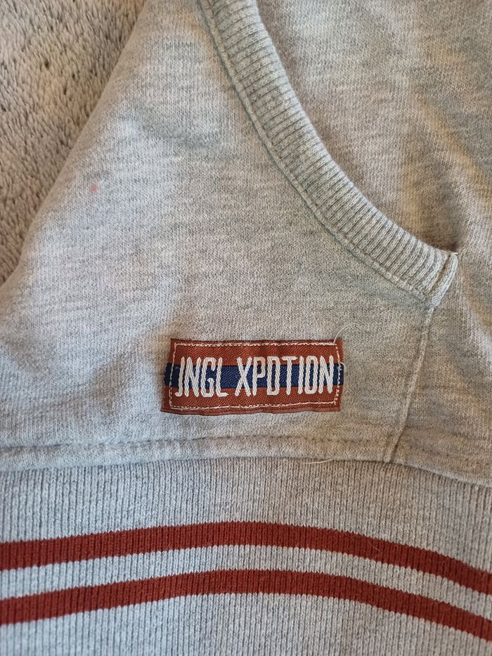 Sweat à capuche gris - VertBaudet - photo numéro 4