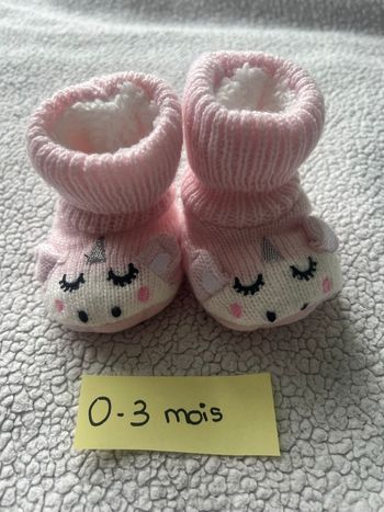 Chaussons - 0/3mois