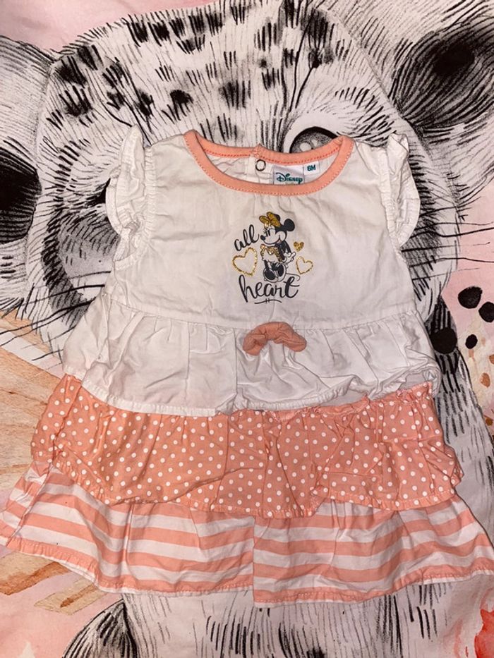 Robe Minnie, taille 6 mois, marque Disney. - photo numéro 2