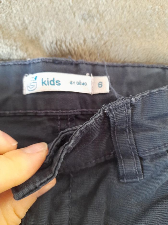 Jeans bleu marine 6 ans - photo numéro 3