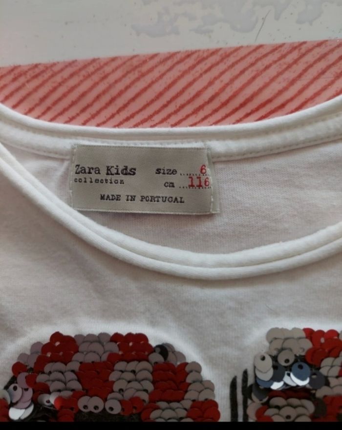 Tee shirt zara 6ans - photo numéro 2