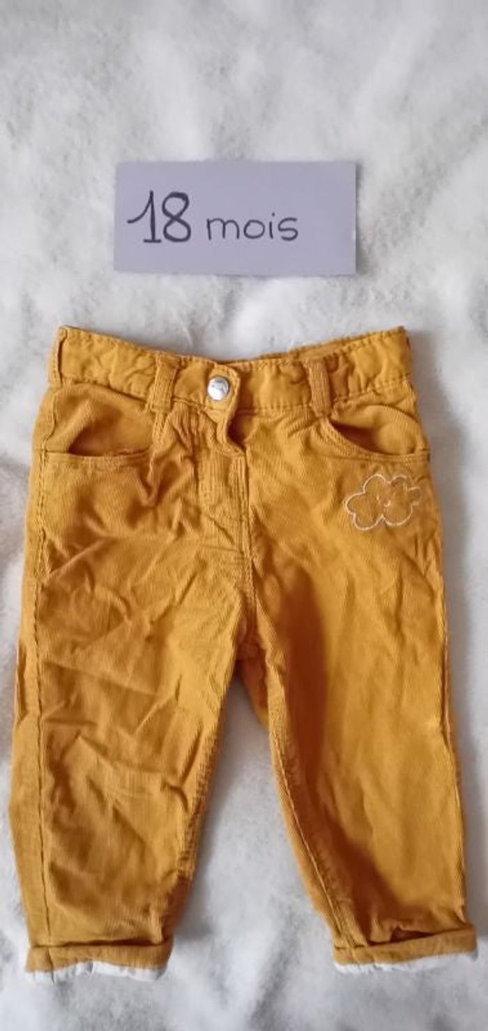 Pantalon doublé 18 mois