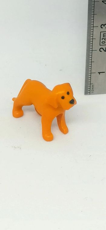 Chiot bébé chien dogue allemand marron playmobil