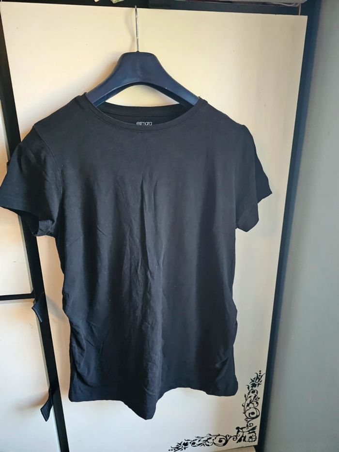 Tee-shirt noir pour femme