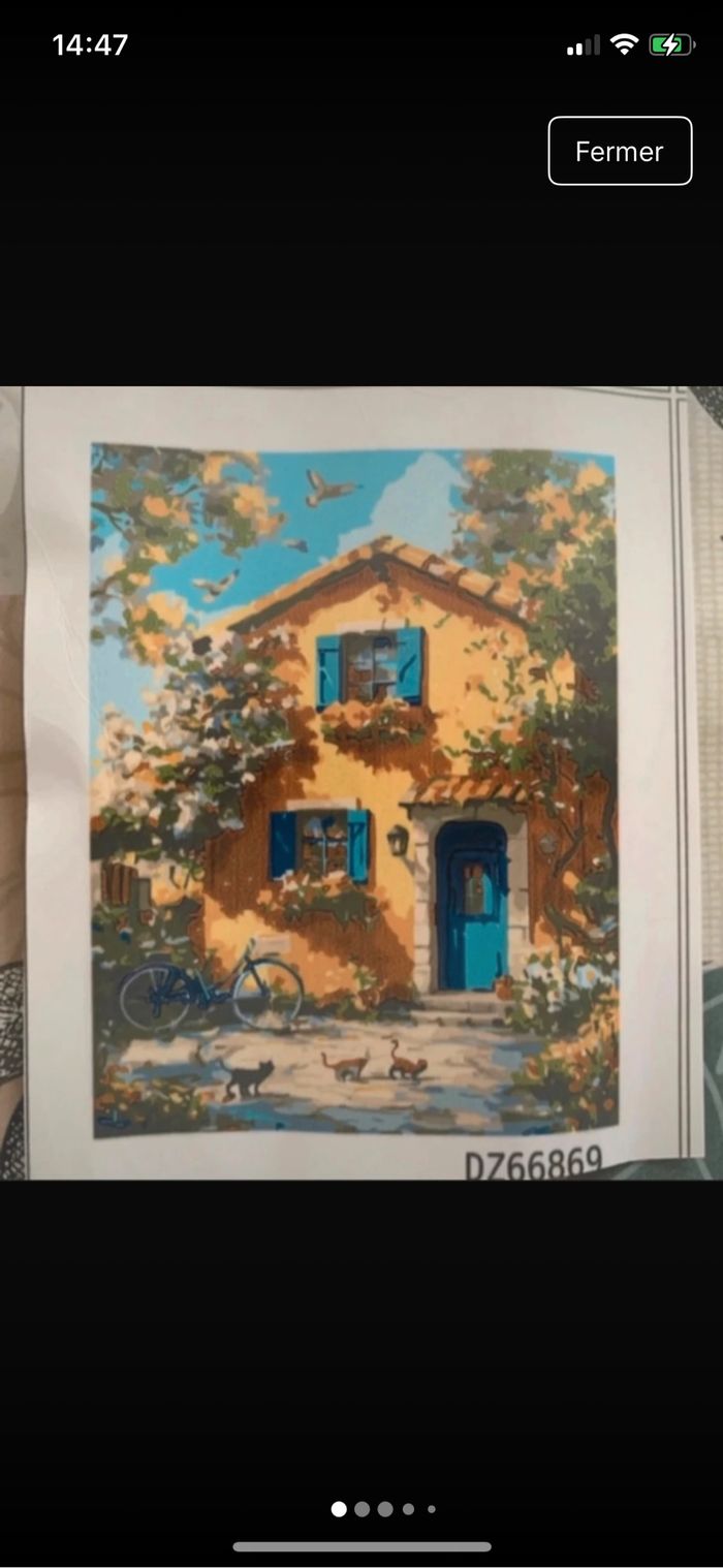 Kit complet de peinture par numéro - Neuf