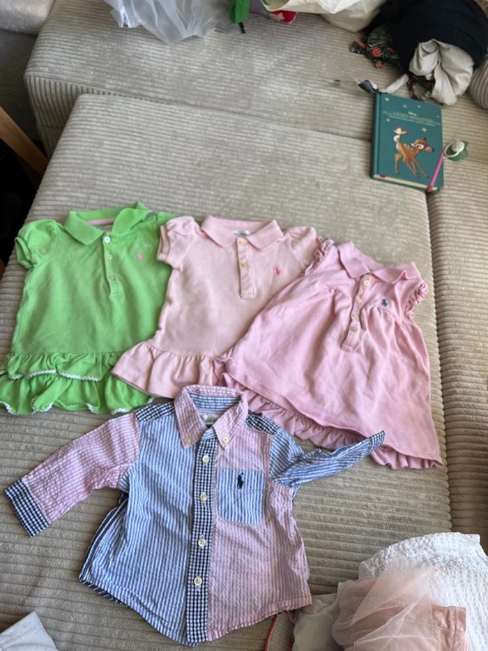 Lot Ralph Lauren fille 3 mois