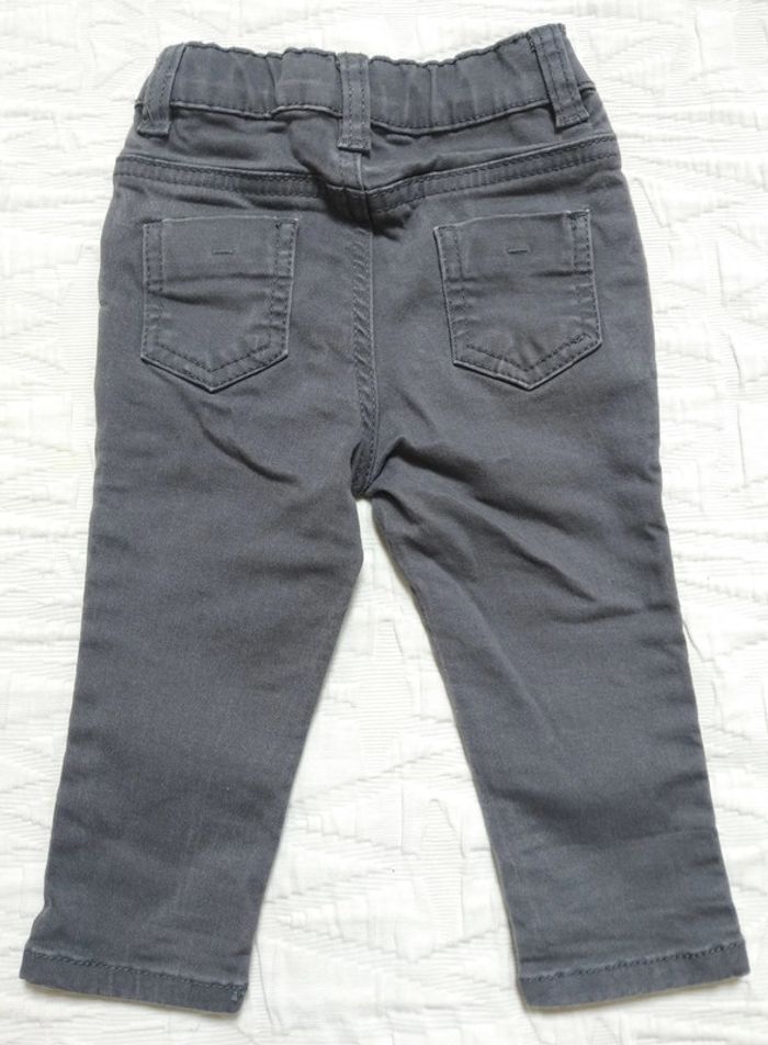 Kiabi pantalon jean gris 9 mois - photo numéro 3