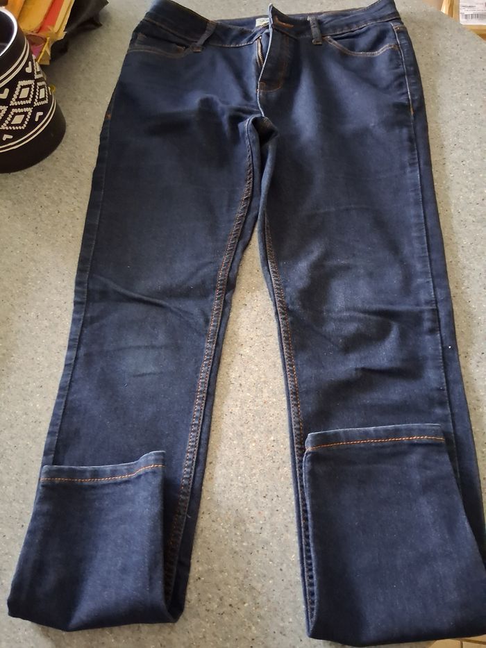 Jean " kiabi " skinny bleu foncé " T - 38"