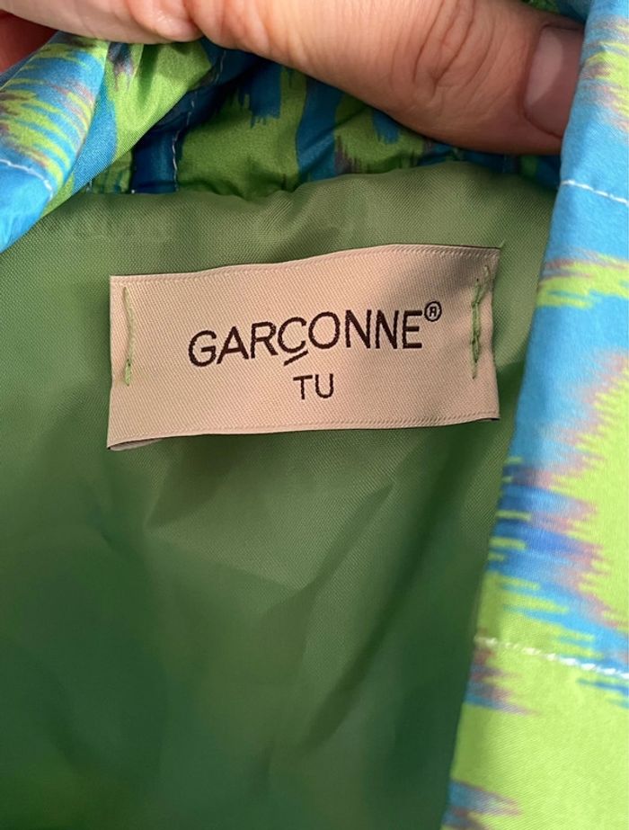 Veste matelassée sans manches bleue-verte Garçonne - photo numéro 4
