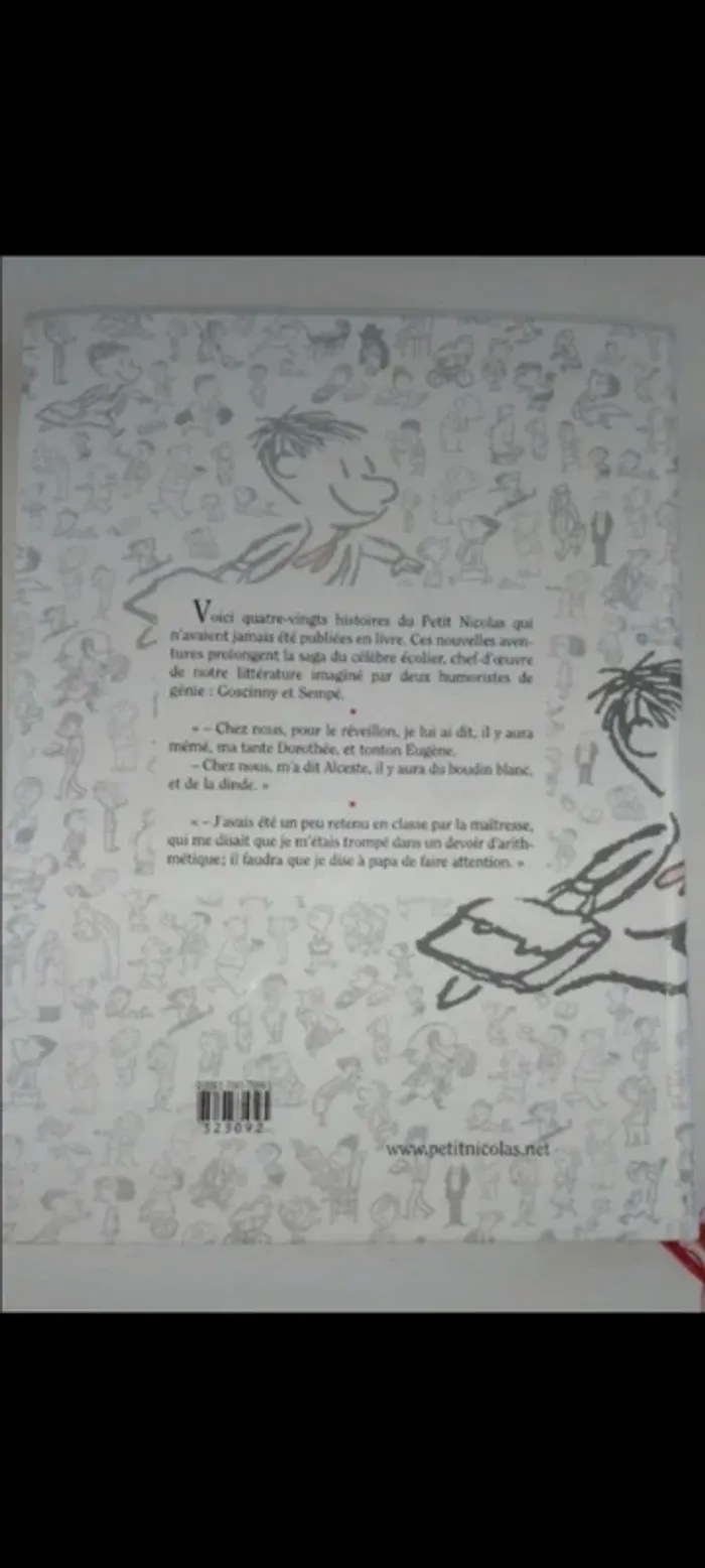 Livre "histoires inédites du Petit Nicolas" - photo numéro 2
