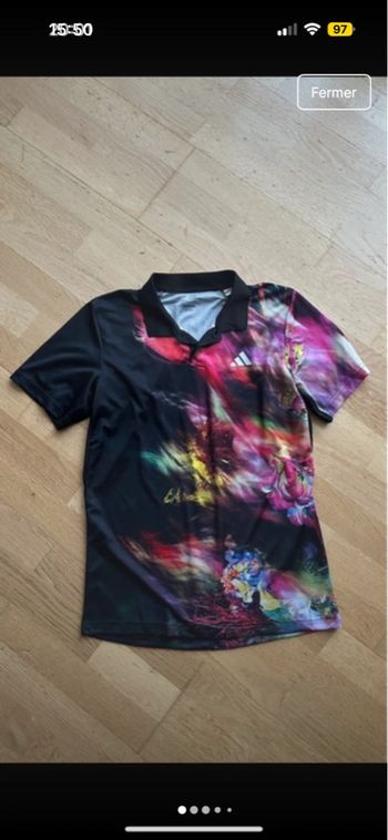 T shirt de sport Adidas multicolore 