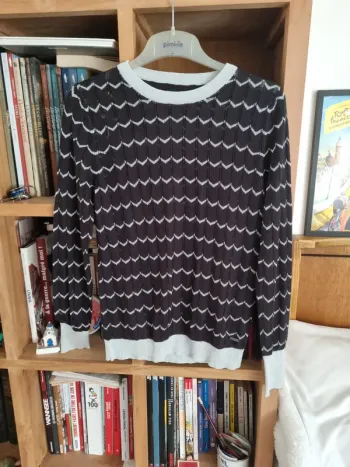 Pull noir et argent Pepe Jeans taille L