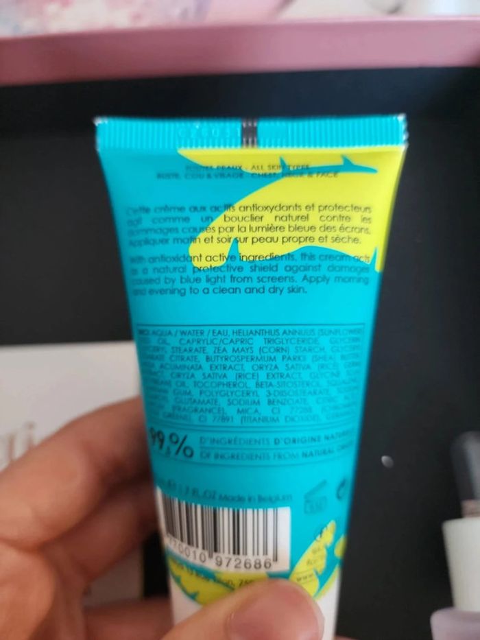 Soin visage bouclier anti lumiere bleue Kadalys - photo numéro 2
